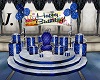 J. Blue Birthday Throne