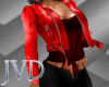 JVD Red Leather Coat