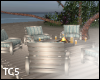 Beach chat table