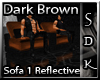 #SDk# Dark Brown Sofa R