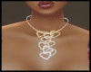 [xo]hearts cascade neckl