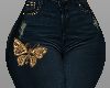 jeans butterfly