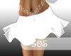 Mini Skirt Frilly White