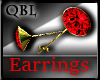 Ruby Earring Studs