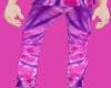 Purple Tie Dye Pants