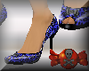 [LI] leopard blue heels