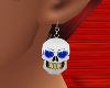 *TJ* Skull Earrings S Bl