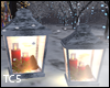 Snowy lanterns
