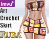 Art Crochet Skirt