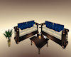 Xanh Double Couch Set