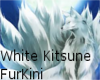 White FurKini/Body suit