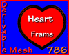 Heart frame 786