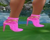 Lisa Babydoll Pink Boots