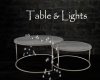 AV Table & Lights