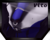 V+ Silver Furry Piercing