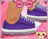! Purple Sneakers Conver