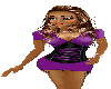 (T) Purple Corset Dress