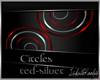 [LK] CIRCLES-SILVER RED