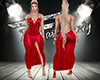 ♛Long Red Dress