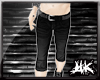 [YK] Skinny Black Shorts