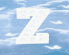 B~ W letter Z