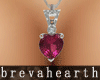 Purple Heart Necklace