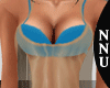 BM sexy beige blue bra