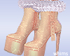 Iced Glitter Boots Gold