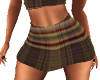 BL Brown Striped Skirt
