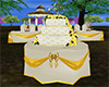 Yellow Rose Wedding Cake