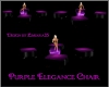 Purple  Elegance Chair
