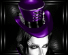 b purple steampunk hat M