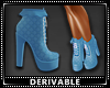 Ankle Boots Blue