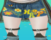 hippie mini skirt denim