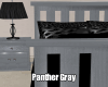 Panther Bed Set Gray