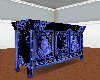 Blue Silhouette Dresser