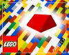 LegoTopRoofTile2x2RED