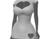 8↳ White Hearts Dress