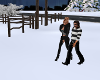 Couples Walking Animated