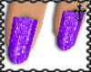 * Dainty Purple Nails