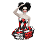 creepy clown dress