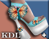 Spring Butterfly Mules