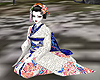 Maiko Floral Kimono