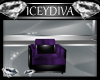 ID:PVC Chair purple/blk