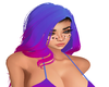 Blue Purple F Hair Long