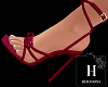Red ribbon heels