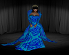 Dress Queen blue