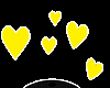 Flaoting Hearts Yellow