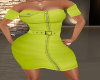 Green Zipper Dress