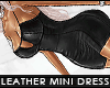 - leather busty mini -